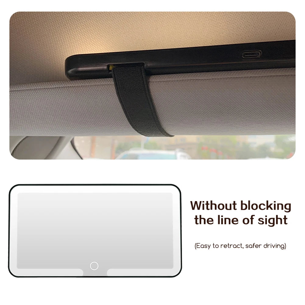 GlamoGlow - Led Vanity Visor