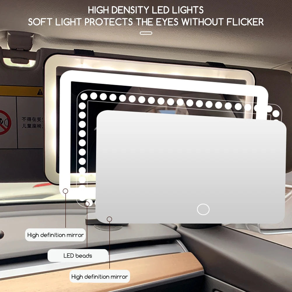 GlamoGlow - Led Vanity Visor